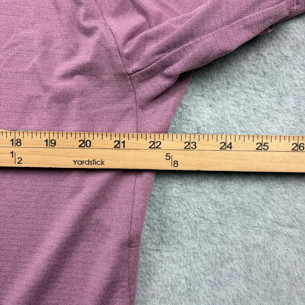 Lululemon Drysense Shirt Mens XL Dusty Pink Short Sleeve Curve Hem Stretch Tee